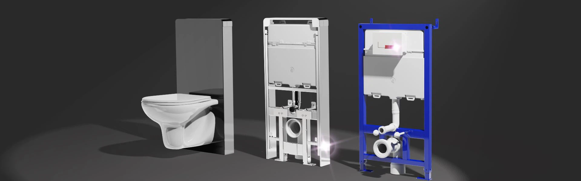 wall hanging toilet cistern