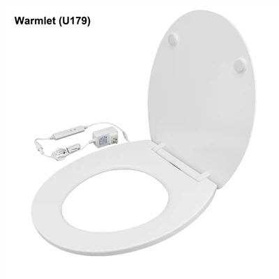 مقعد مرحاض ساخن متوافق مع المراحيض المستديرة